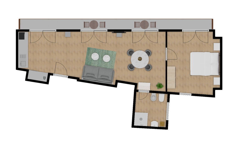 Floor plan Casa Desiré Valencia